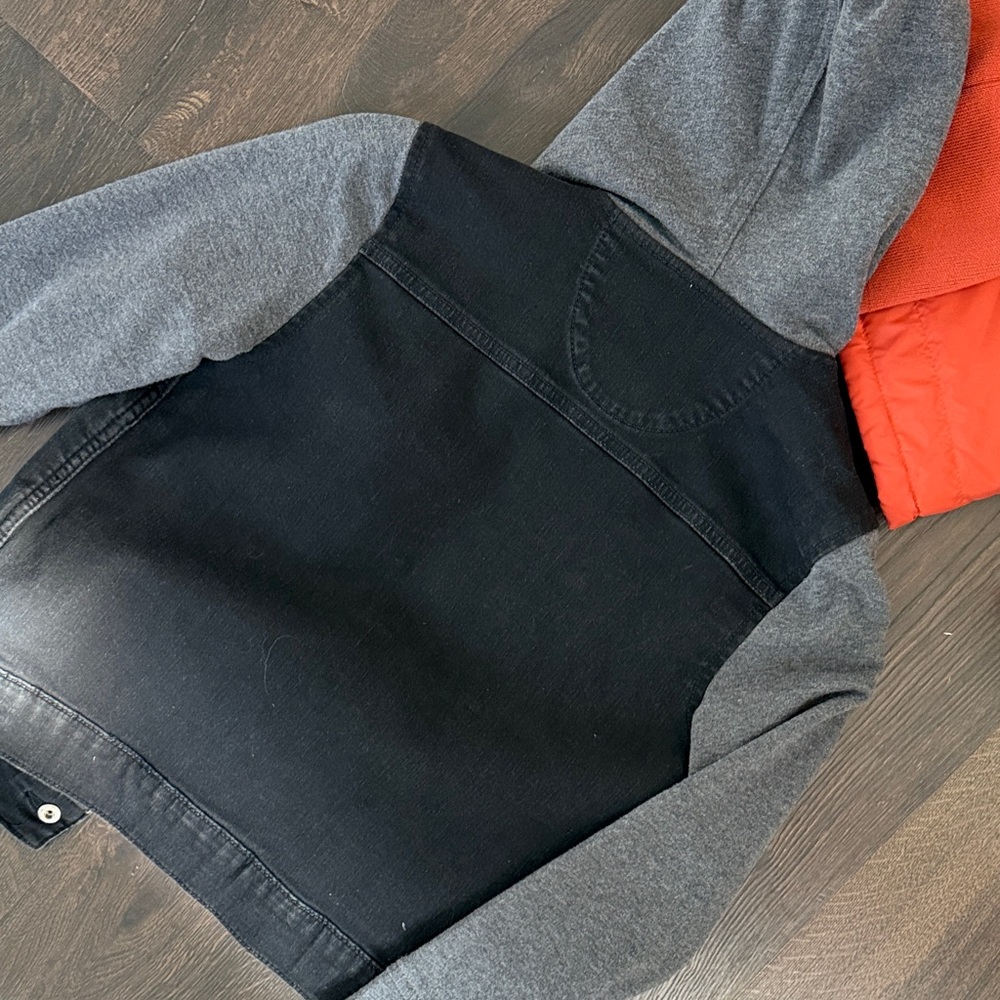 Harley-Davidson Kids Red-Orange Hooded Puffer Jacket - Picture 7 of 7